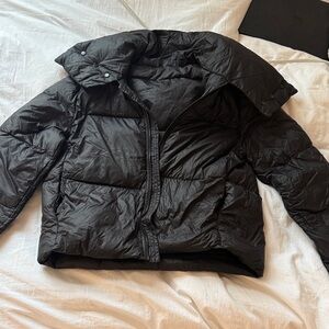 Zara Black Puffer Jacket